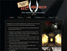 Tablet Screenshot of malevolencegame.com